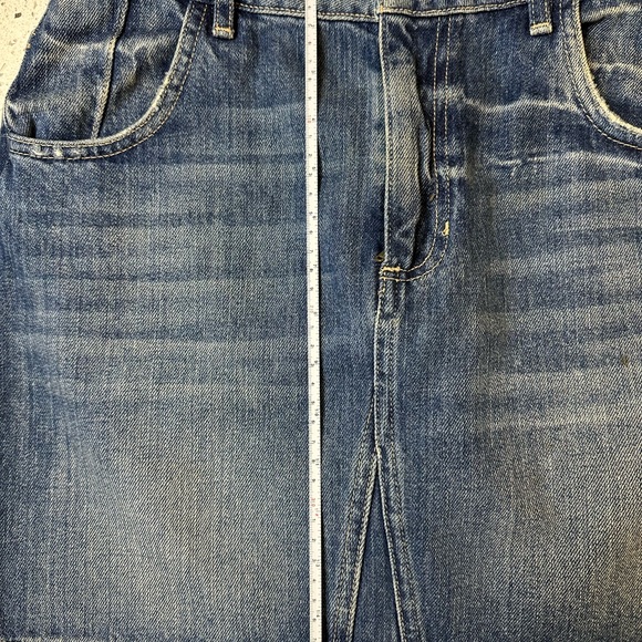 Vintage Guess Distressed Denim Mini Skirt! NWOT - Picture 13 of 14